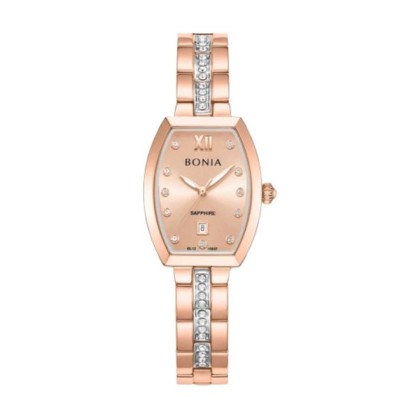 Bonia Elegance BNB10937-2577 Rose Gold Stainless Steel Women Watch 